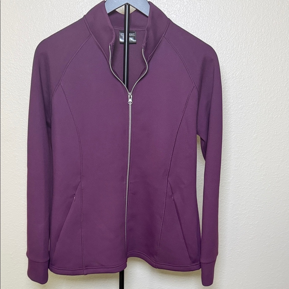 32 Degrees Women's Purple Bomber Jacket